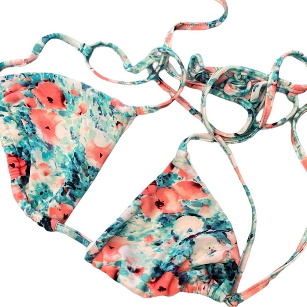 Beach Bunny Floral Bikini Top